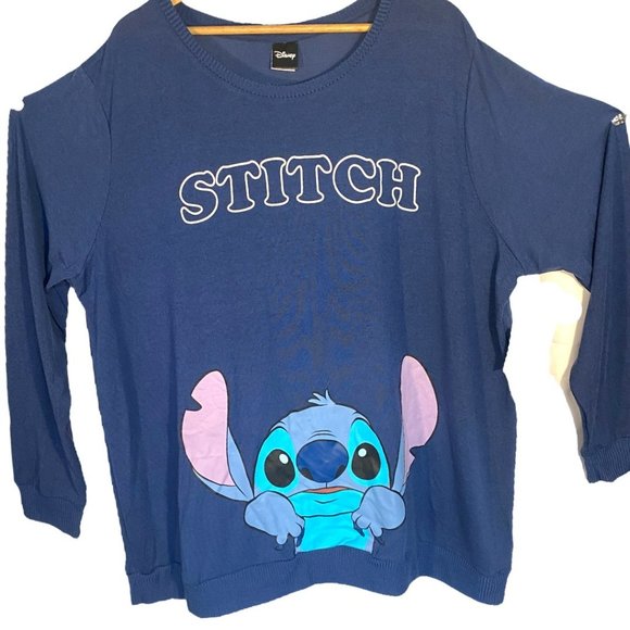 Disney Tops - DISNEY "STITCH" SWEATER TOP (SZ. 3XL) (NWT)